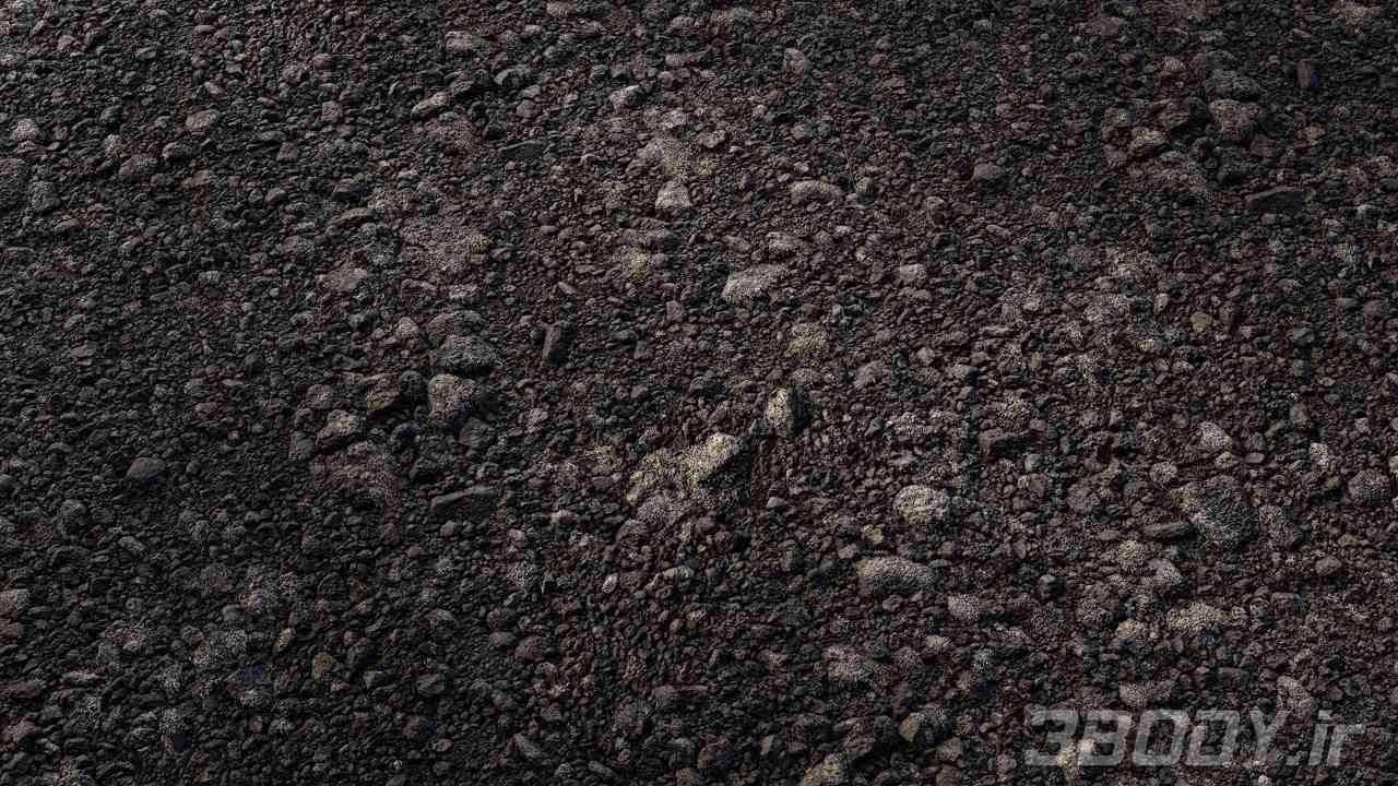 متریال زمین شن gravel ground عکس 1